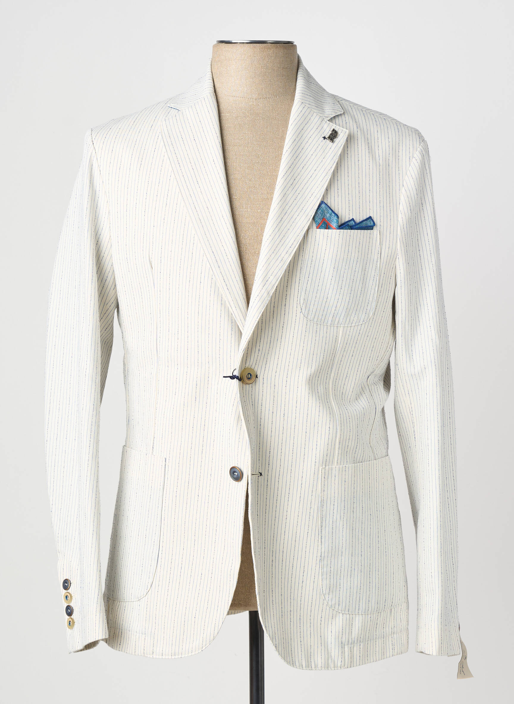 Blazer coupe cintrée blanc BOB homme