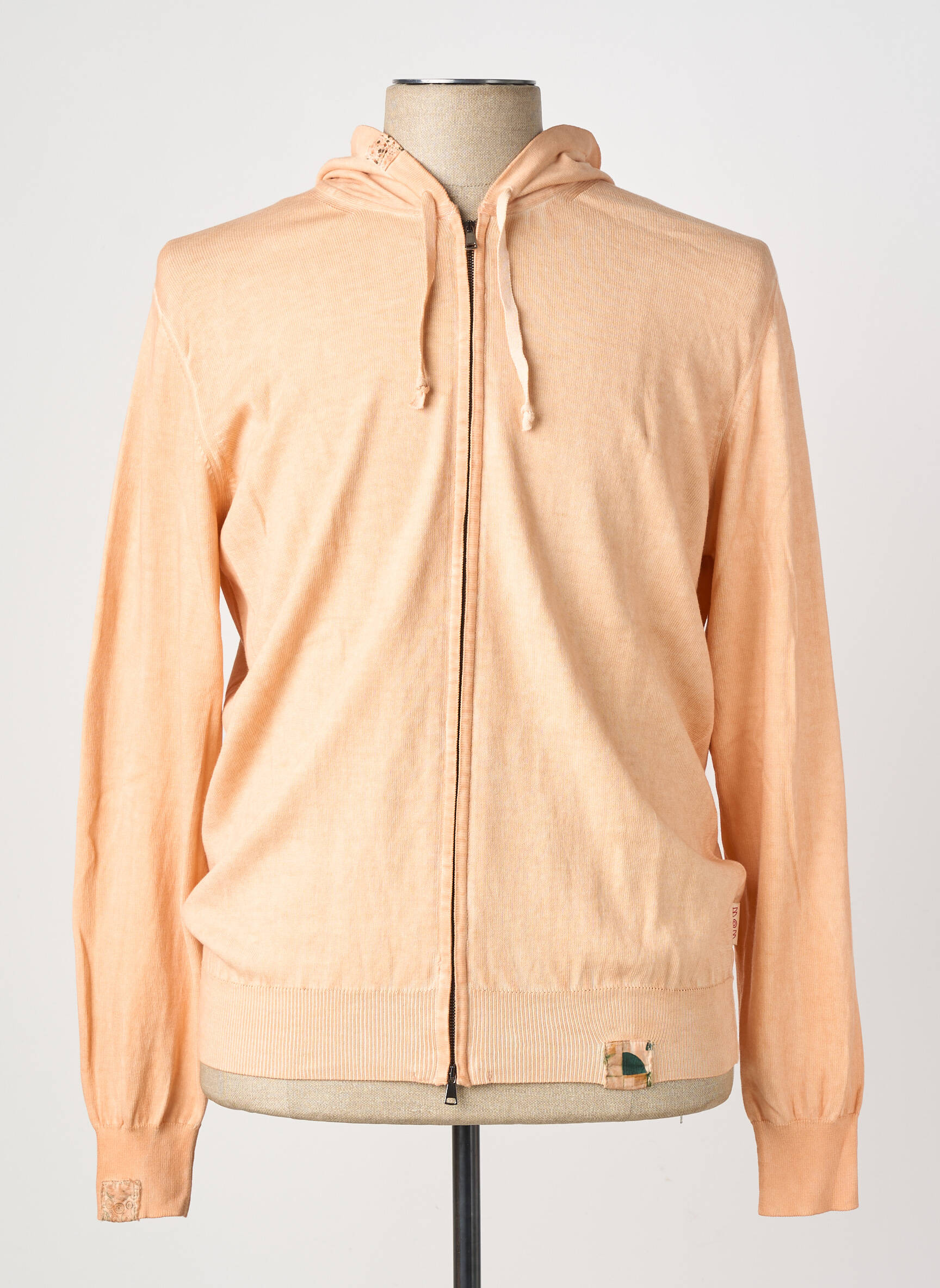 Veste casual capuche orange BOB homme