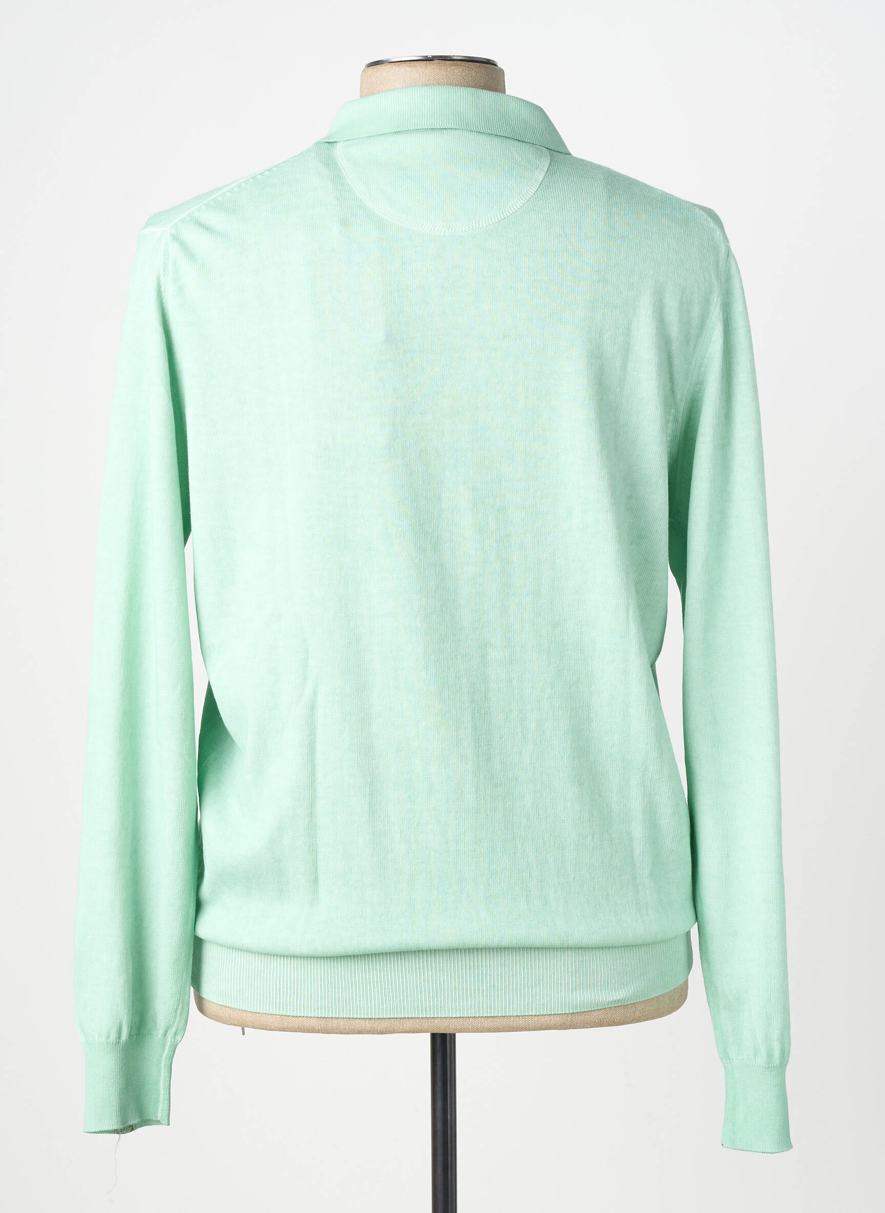 Gilet manches longues fermeture boutonnée sur le devant vert BOB homme