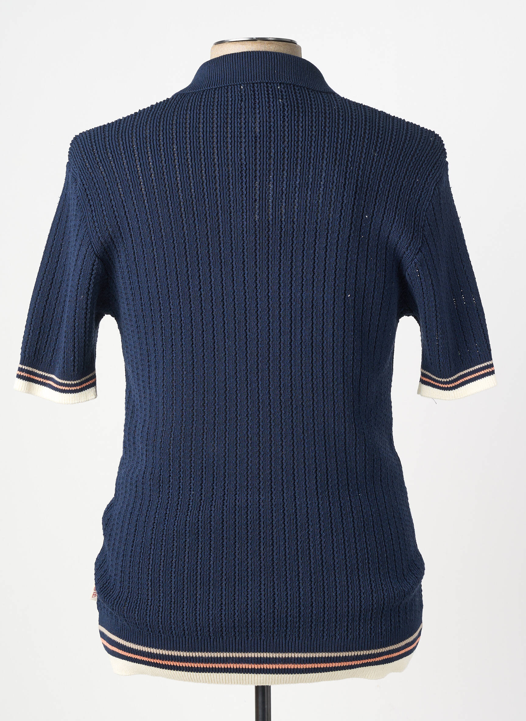 Gilet manches courtes fermeture boutonnée sur le devant bleu BOB homme