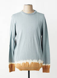 Pull col rond manches longues vert BOB homme