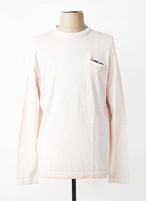Pull stretch manches longues rose BOB homme