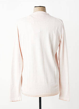 Pull stretch manches longues rose BOB homme