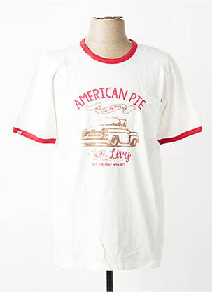T-shirt stretch manches courtes beige BOB homme