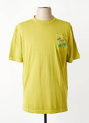 T-shirt coupe cintrée manches courtes vert BOB homme