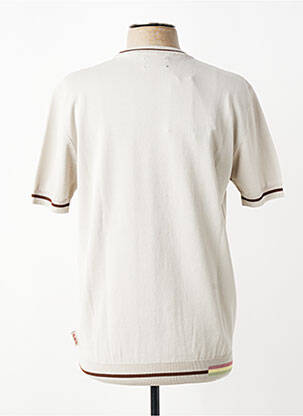 Pull stretch manches courtes gris BOB homme