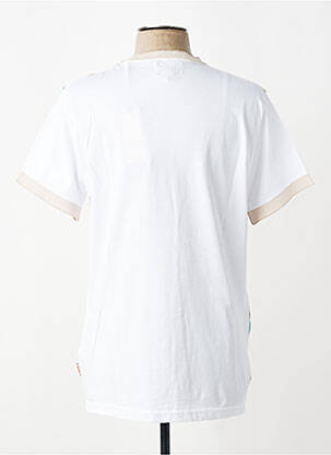 Pull col rond manches courtes beige BOB homme
