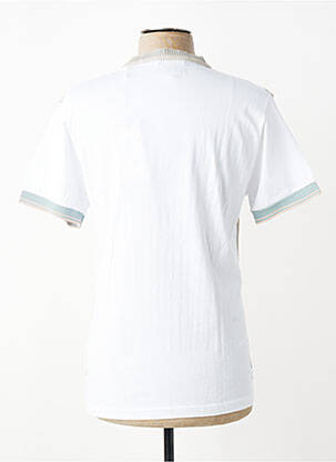 Pull maille torsadée manches courtes gris BOB homme