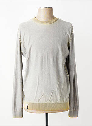 Pull stretch manches longues jaune BOB homme