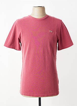 T-shirt broderie manches courtes rouge TRAMAROSSA homme