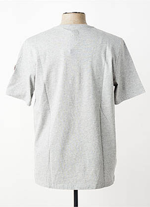 T-shirt tissage chiné manches courtes gris TRAMAROSSA homme