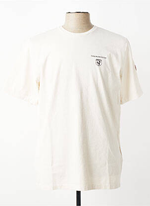 T-shirt stretch manches courtes beige TRAMAROSSA homme