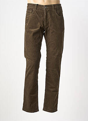 Pantalon slim tissage velours taille normale vert CAMEL ACTIVE homme