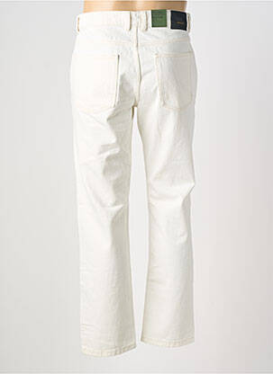 Jeans coupe droite fermeture zippée sous rabat boutonné taille normale beige CAMEL ACTIVE homme