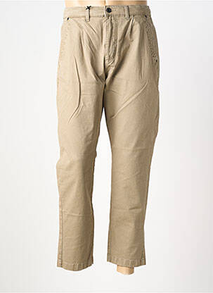 Pantalon chino stretch taille normale beige CAMEL ACTIVE homme