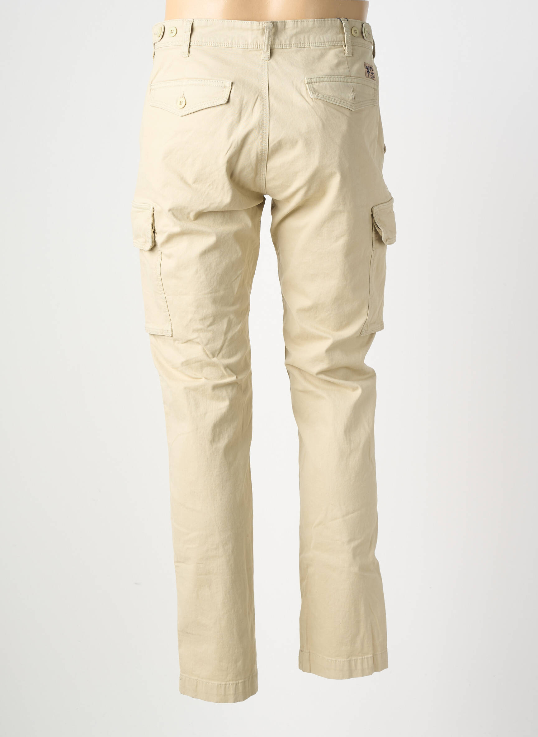 Pantalon cargo taille à pinces taille normale beige U.S. POLO ASSN homme