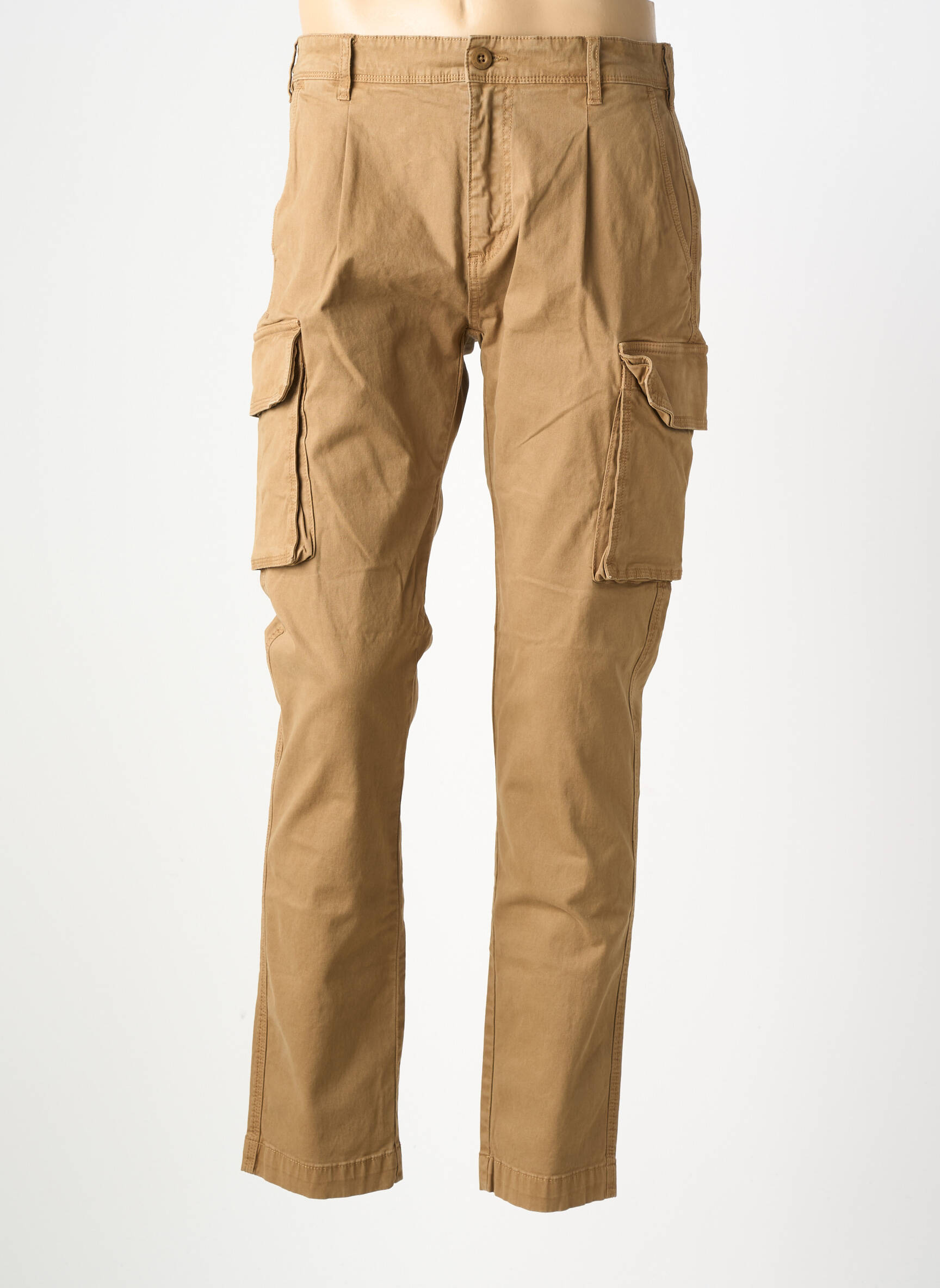 Pantalon cargo taille à pinces taille normale marron U.S. POLO ASSN homme