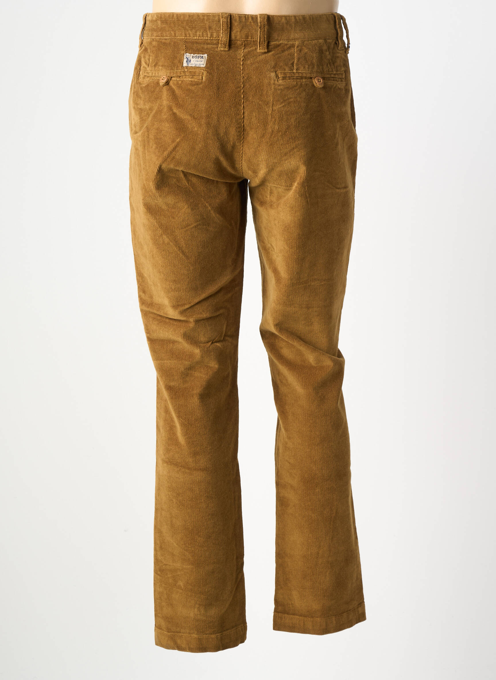 Pantalon chino stretch taille normale marron U.S. POLO ASSN homme