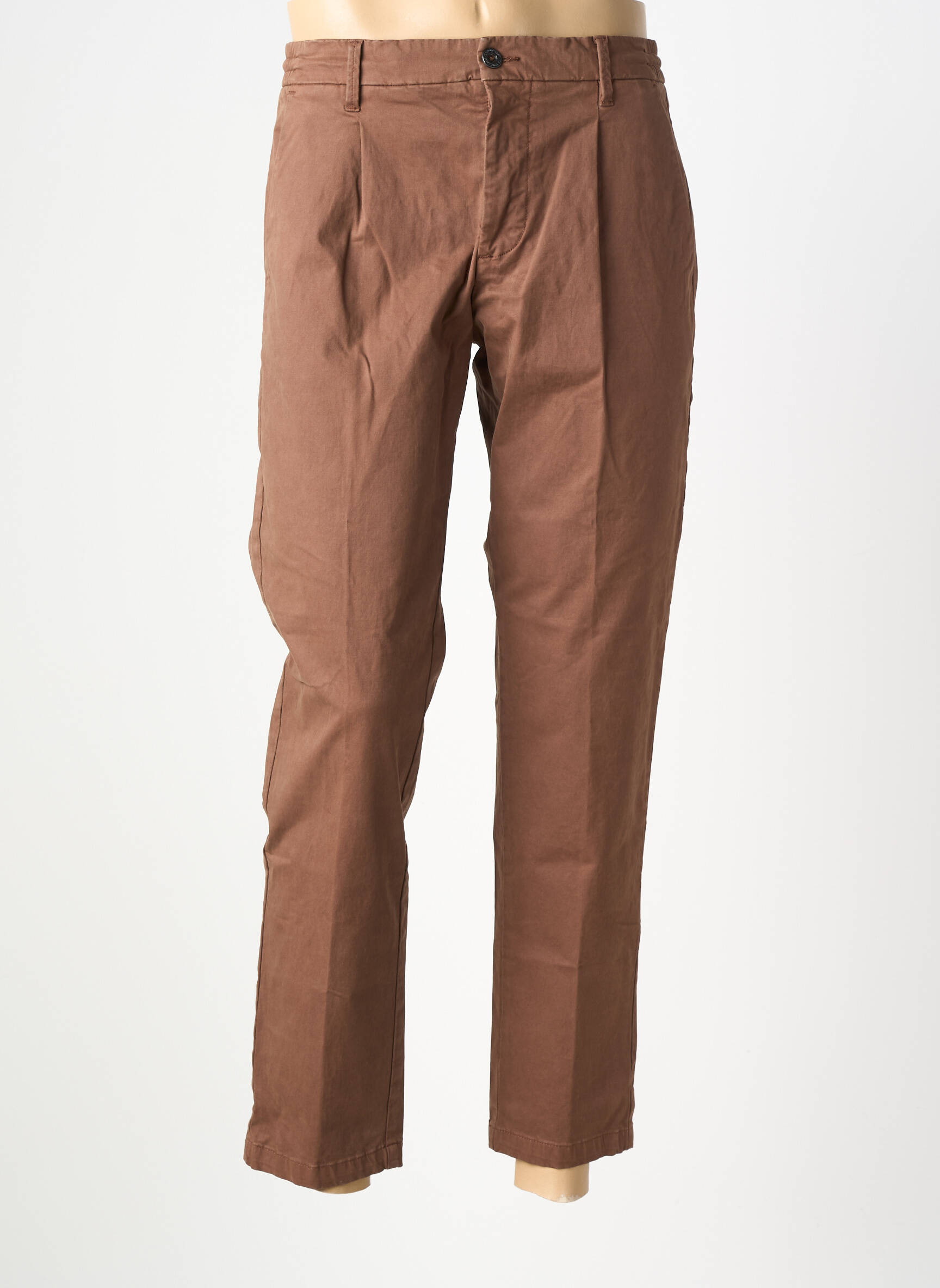 Pantalon chino stretch taille normale marron U.S. POLO ASSN homme
