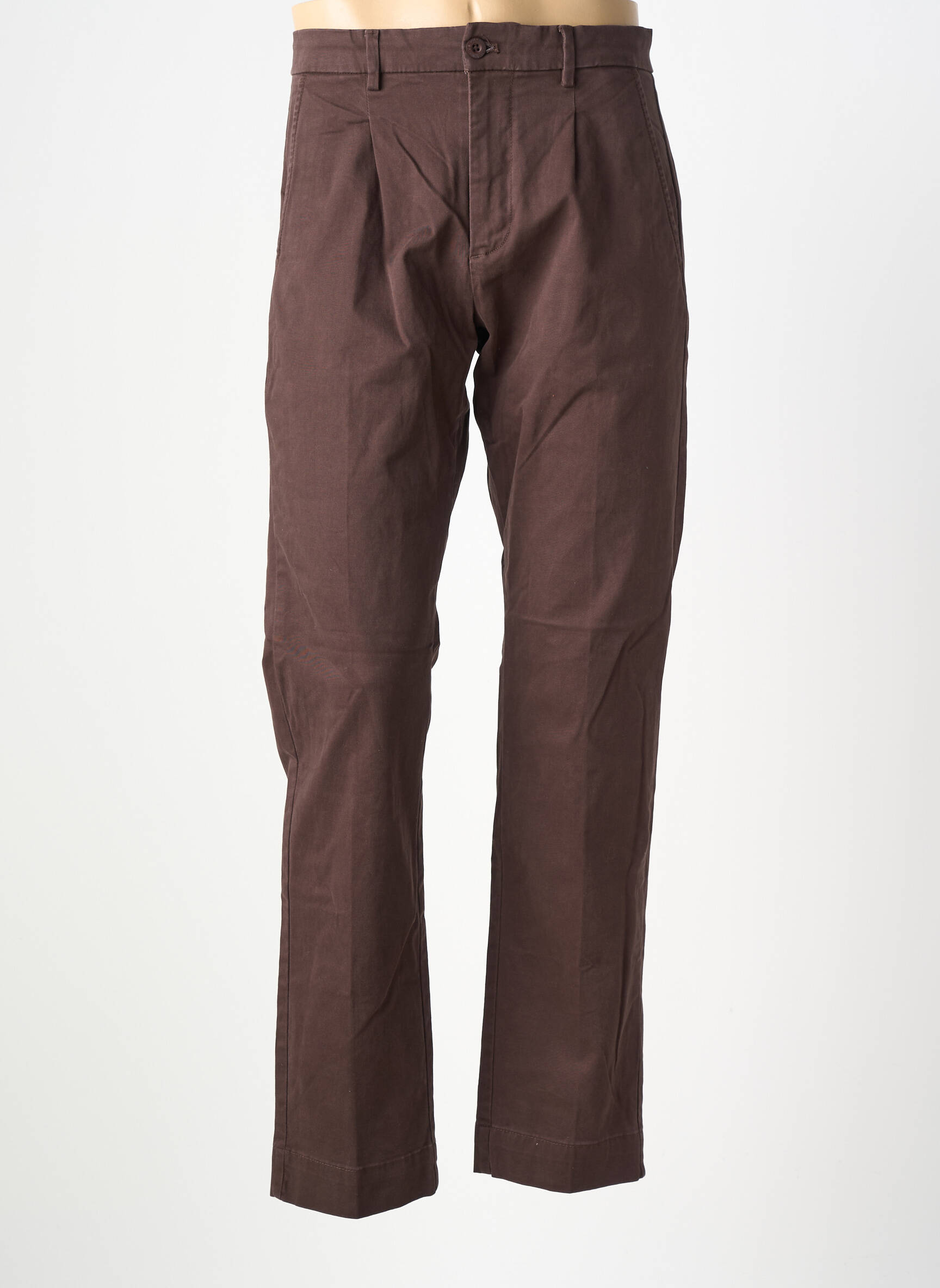 Pantalon chino stretch taille normale marron U.S. POLO ASSN homme