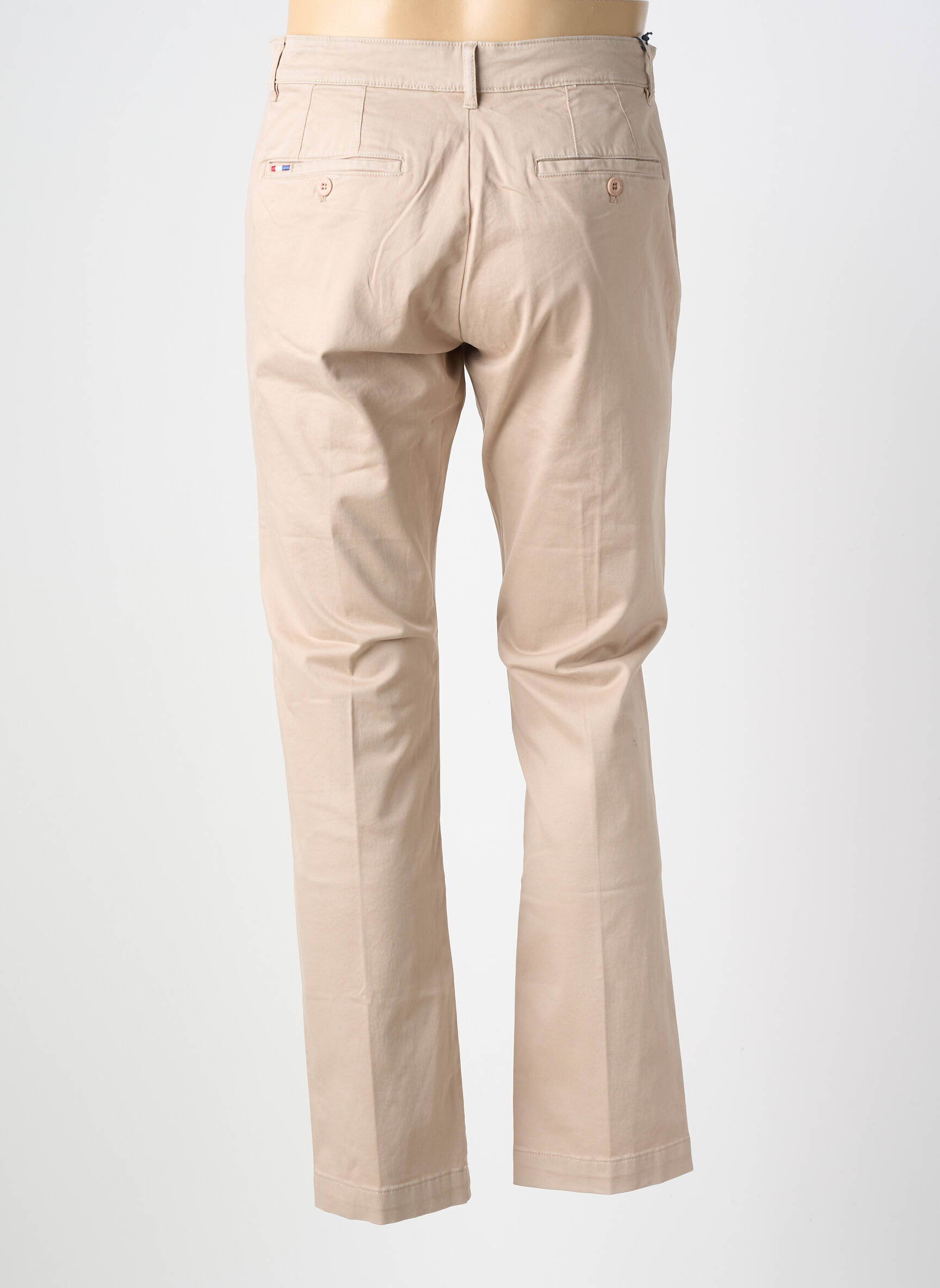 Pantalon chino stretch taille normale beige U.S. POLO ASSN homme