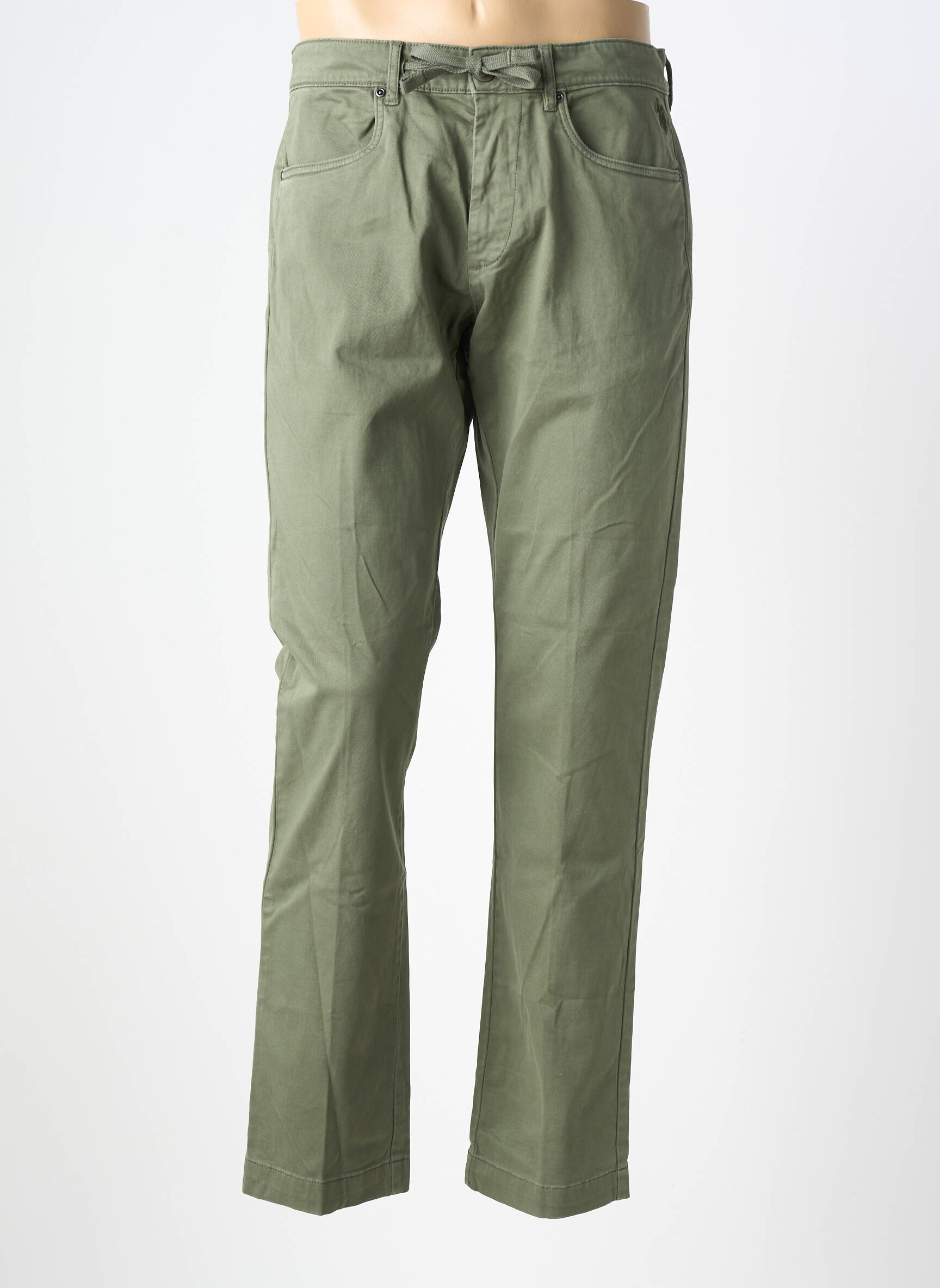 Pantalon chino stretch taille normale vert U.S. POLO ASSN homme