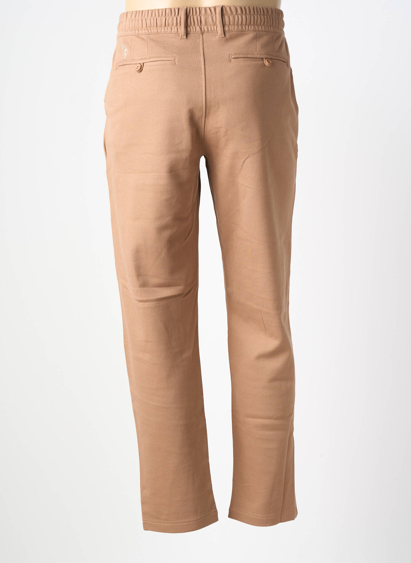 Pantalon chino stretch taille normale marron U.S. POLO ASSN homme