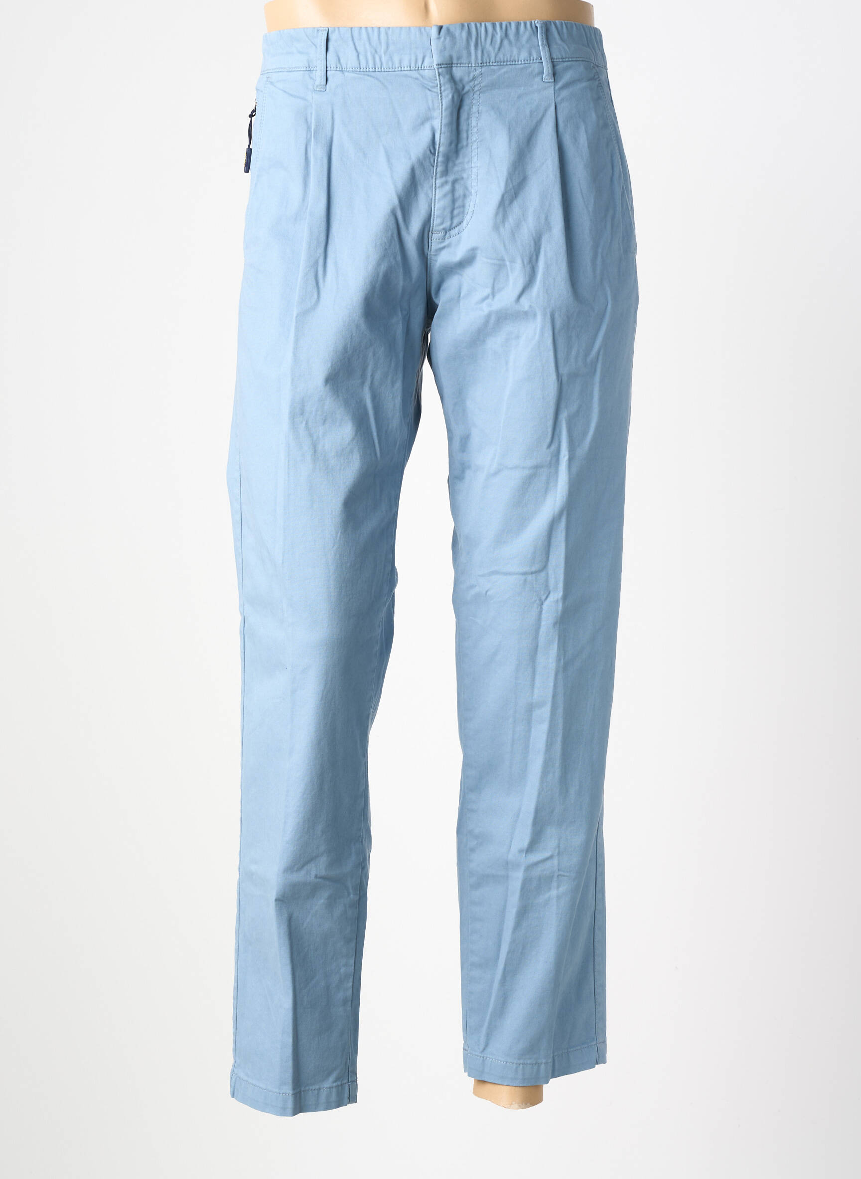 Pantalon chino tissage popeline taille normale bleu U.S. POLO ASSN homme