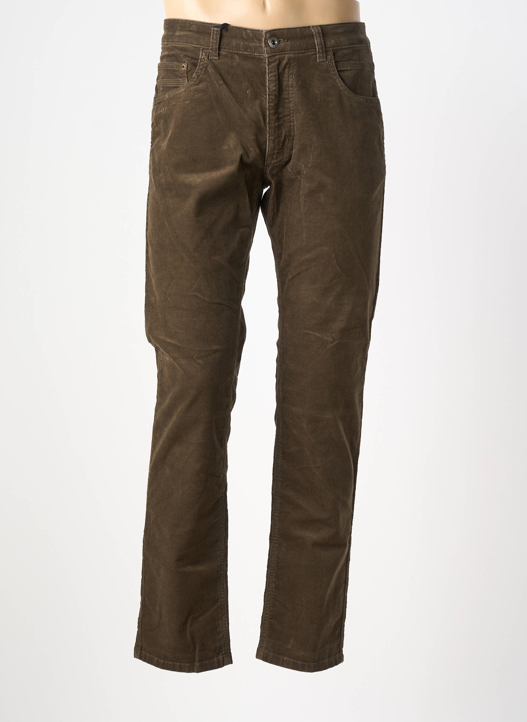 Pantalon slim tissage velours taille normale vert CAMEL ACTIVE homme