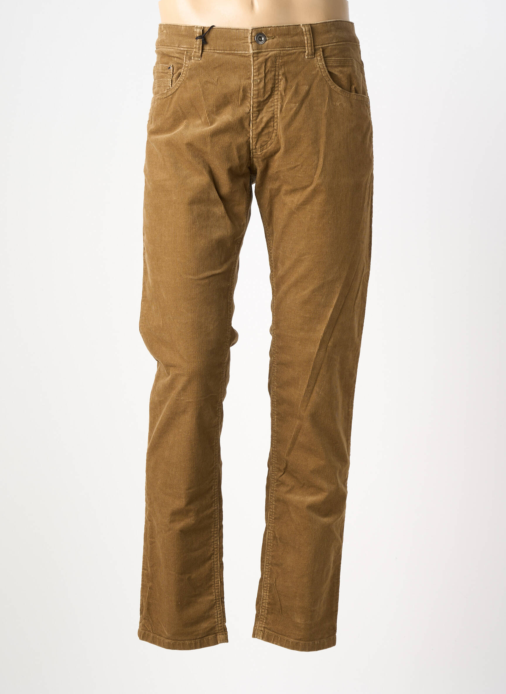 Pantalon slim tissage velours taille normale marron CAMEL ACTIVE homme