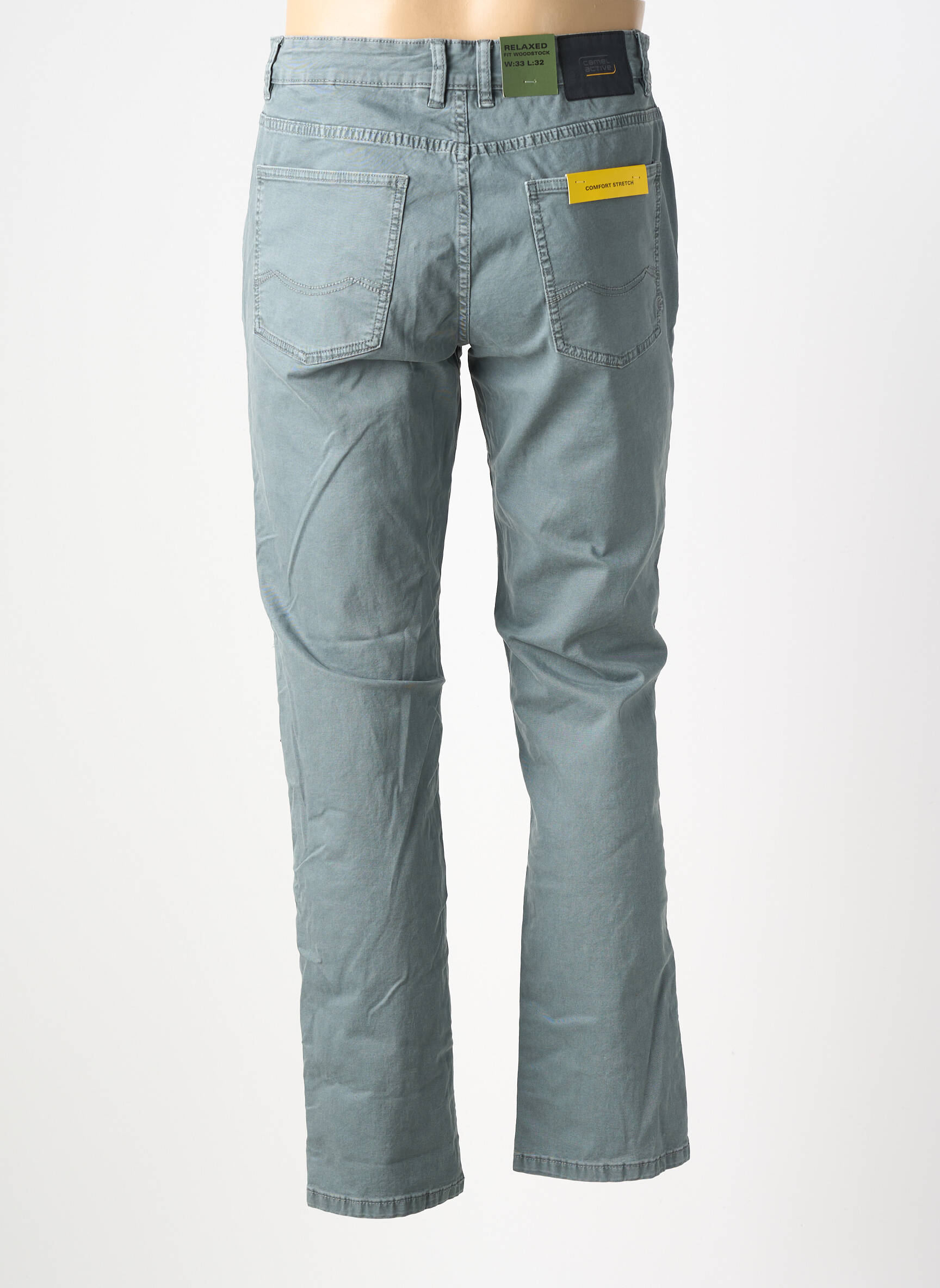 Jeans coupe slim stretch taille normale gris CAMEL ACTIVE homme