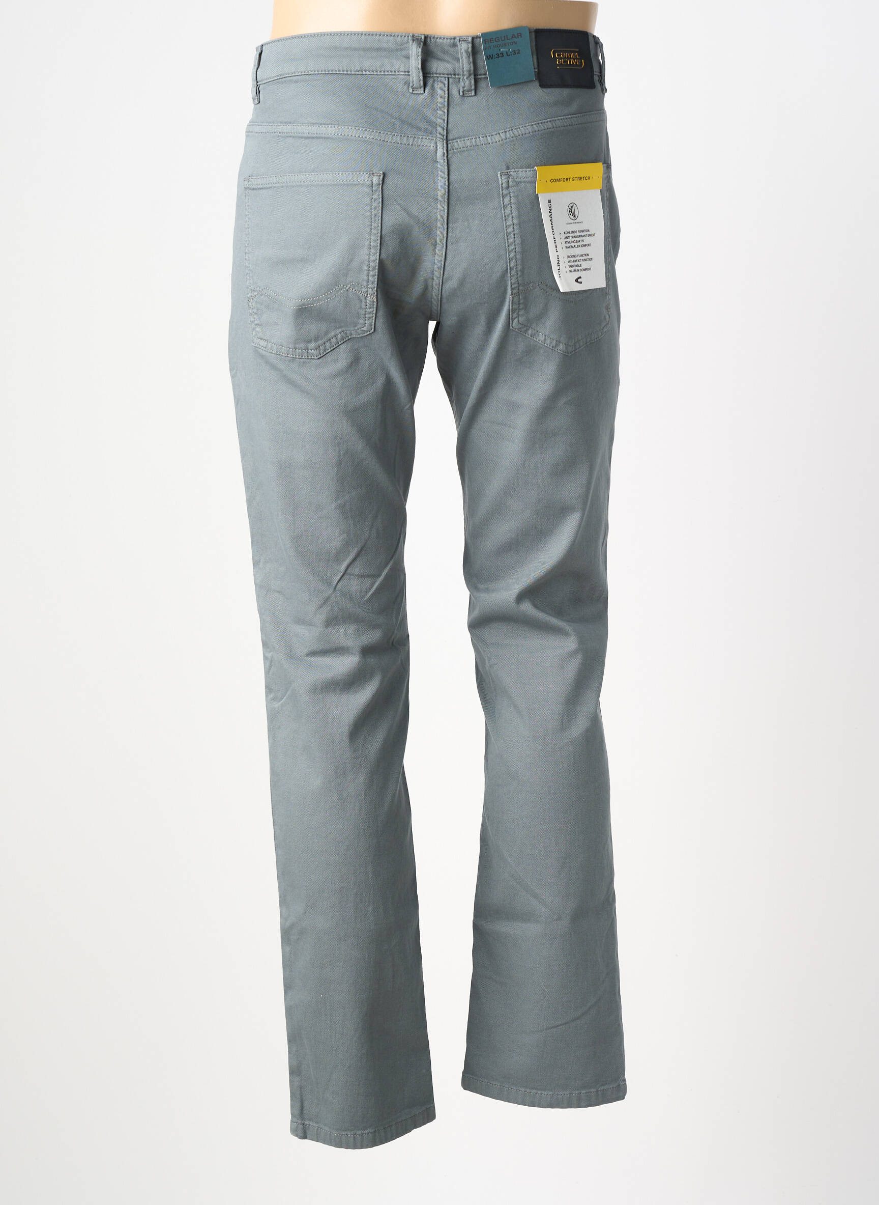 Jeans coupe slim stretch taille normale bleu CAMEL ACTIVE homme