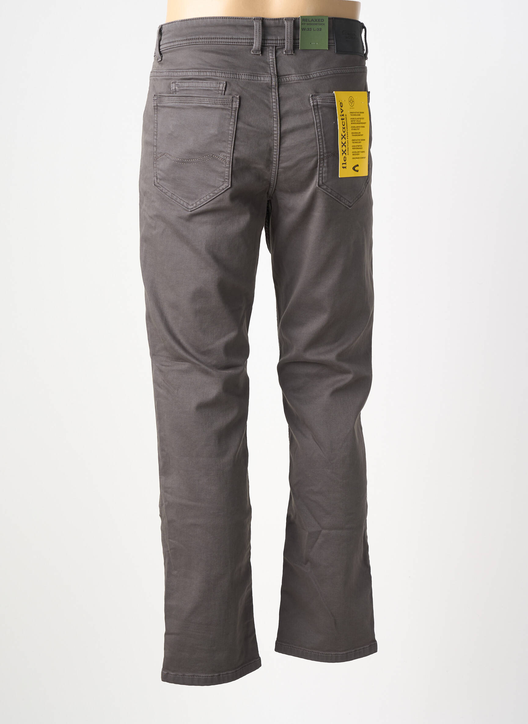 Jeans coupe slim stretch taille normale gris CAMEL ACTIVE homme