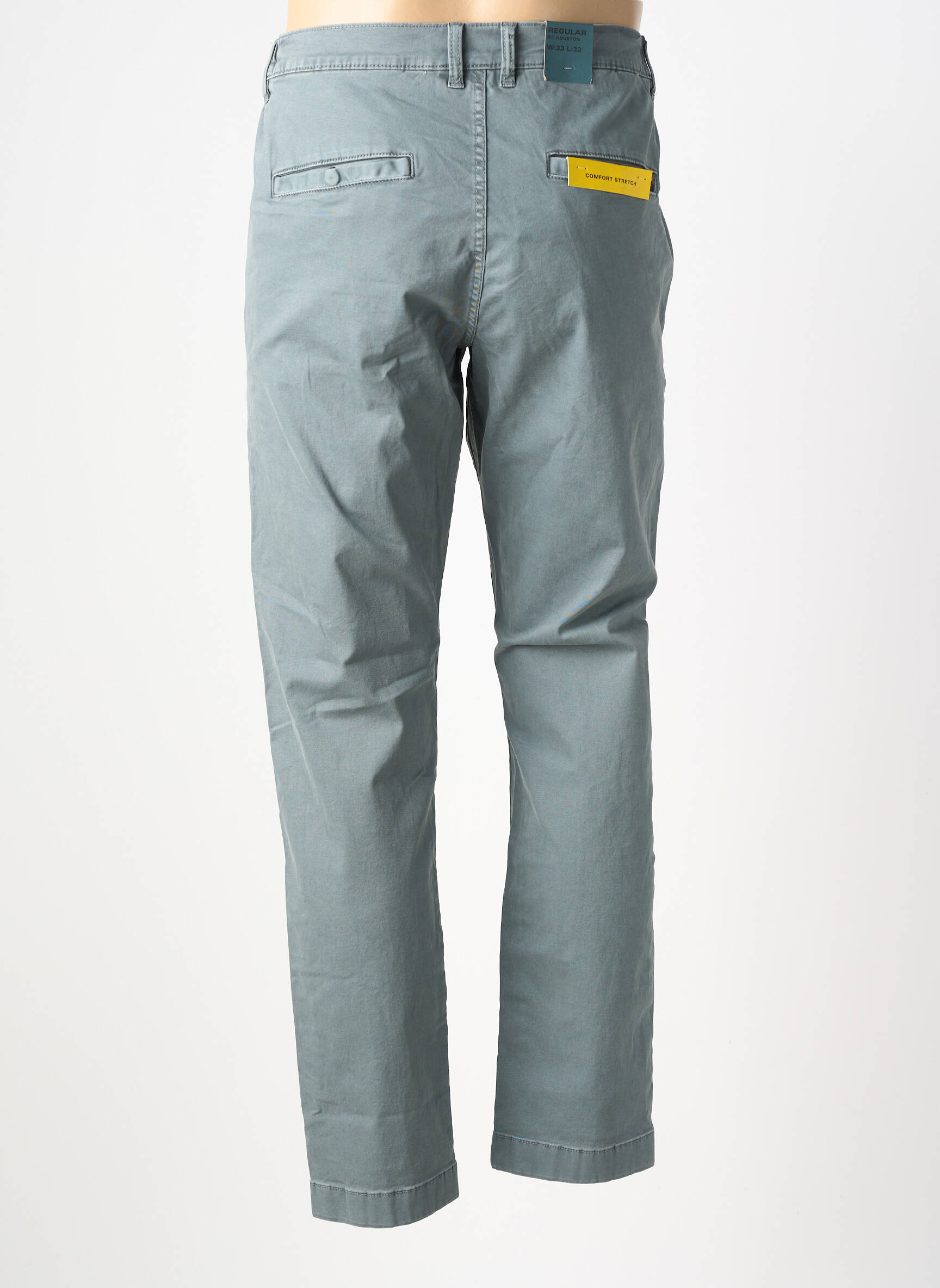 Pantalon chino stretch taille normale vert CAMEL ACTIVE homme