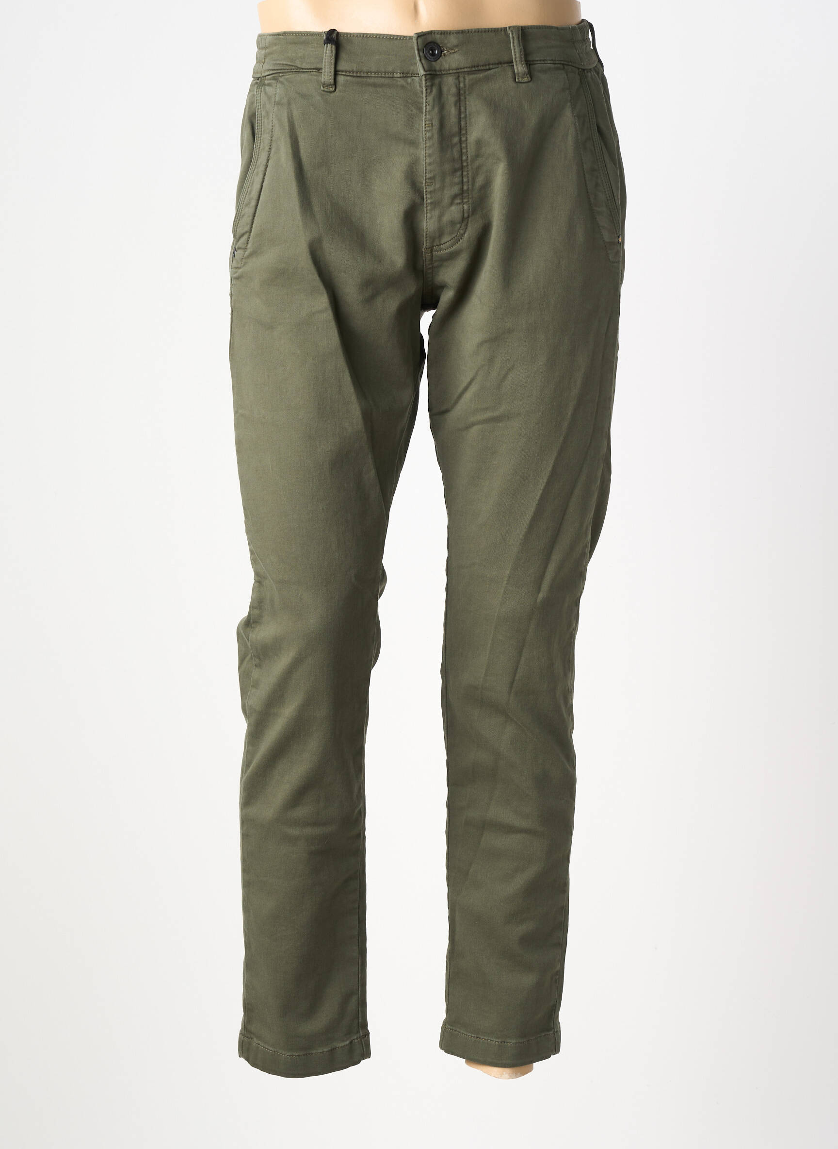 Pantalon chino stretch taille normale vert CAMEL ACTIVE homme