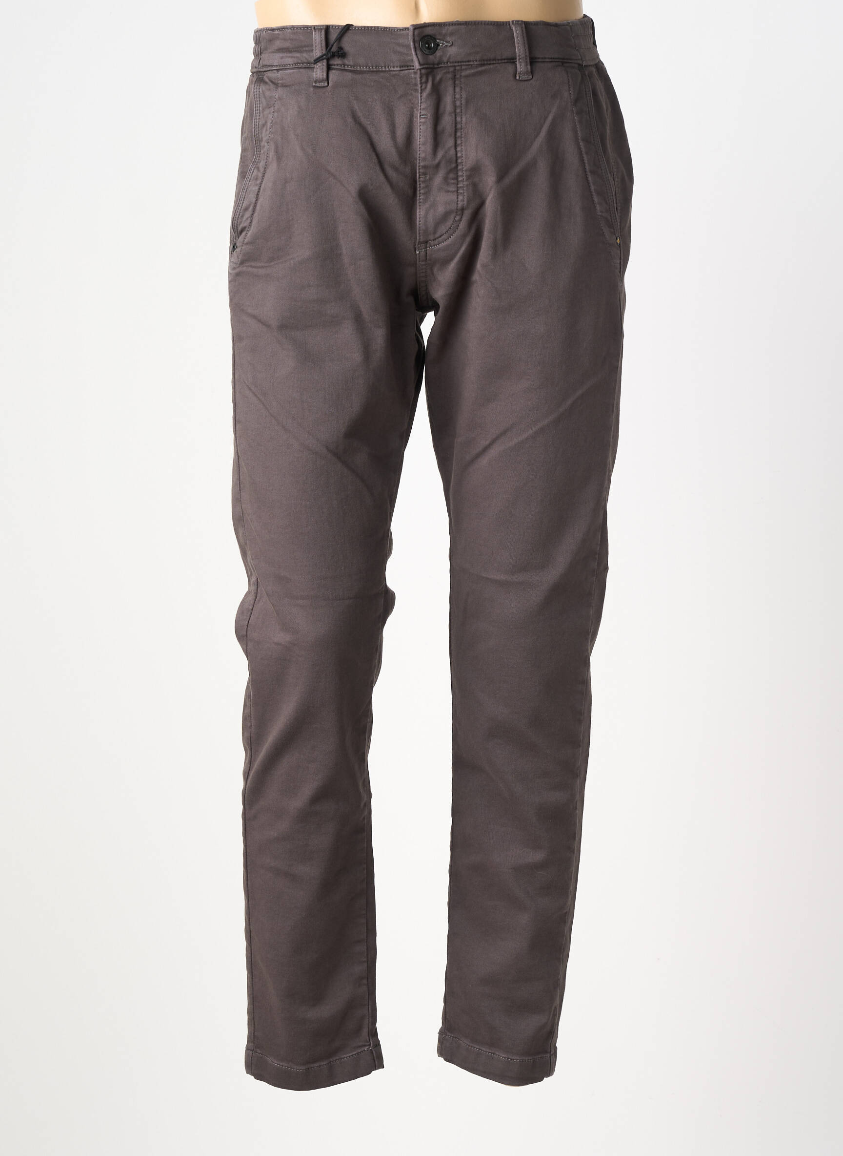 Pantalon chino stretch taille normale marron CAMEL ACTIVE homme