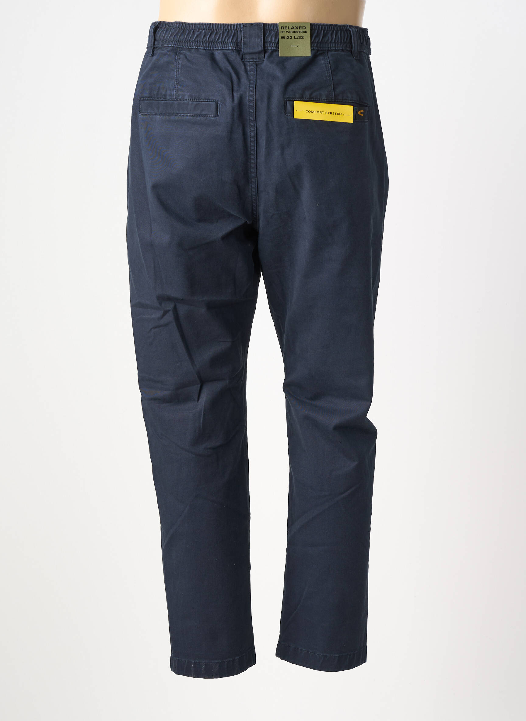 Pantalon chino stretch taille normale bleu CAMEL ACTIVE homme