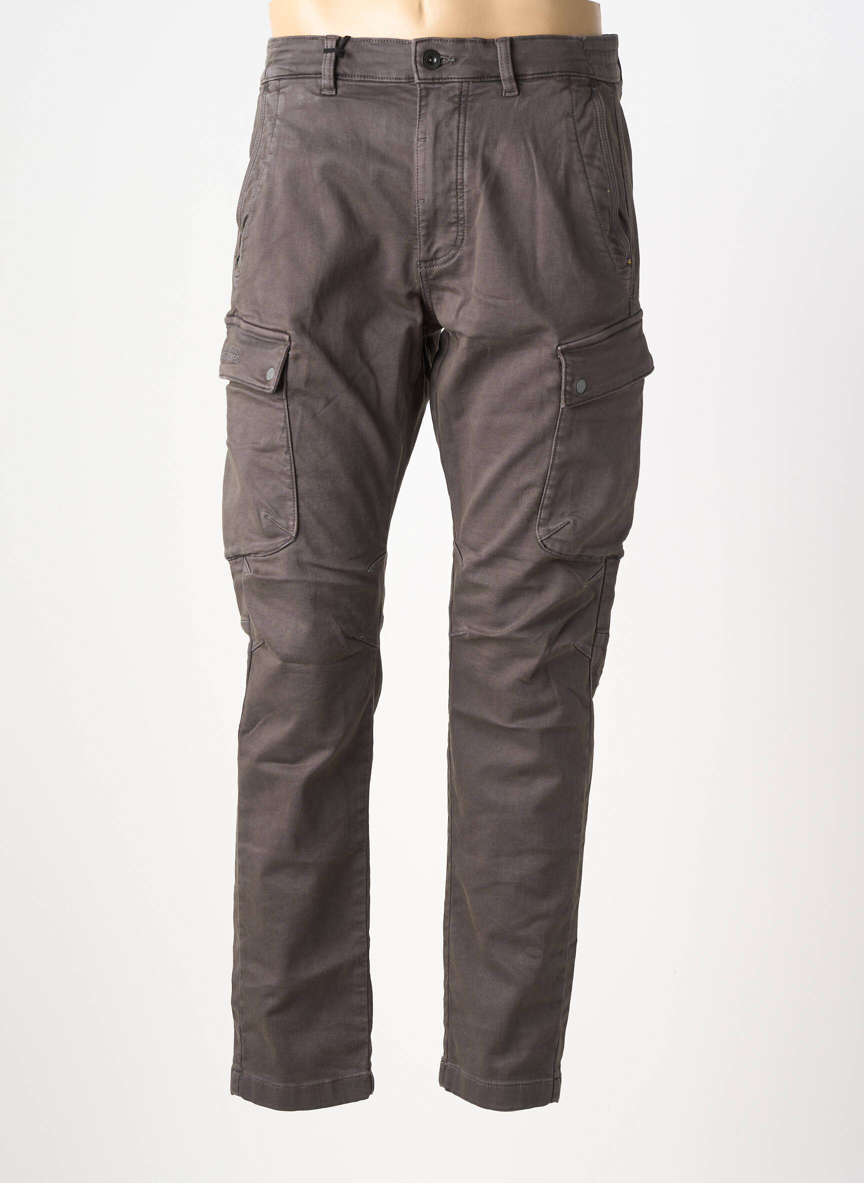 Pantalon cargo taille à pinces taille normale gris CAMEL ACTIVE homme