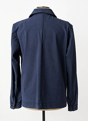 Veste casual fermeture boutonnée sur le devant bleu XACUS homme