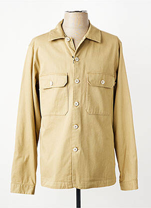 Veste casual fermeture boutonnée sur le devant beige XACUS homme