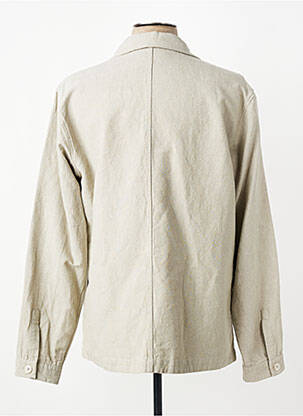 Veste casual fermeture boutonnée sur le devant beige XACUS homme