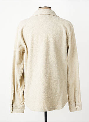 Veste casual fermeture boutonnée sur le devant beige XACUS homme