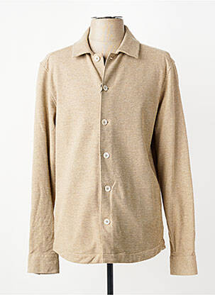 Veste casual fermeture boutonnée sur le devant beige XACUS homme