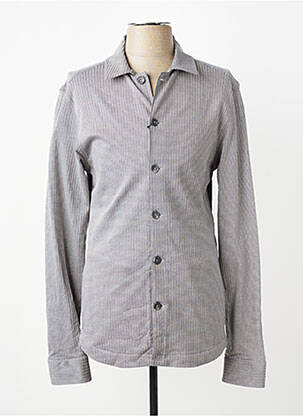 Veste casual fermeture boutonnée sur le devant bleu XACUS homme
