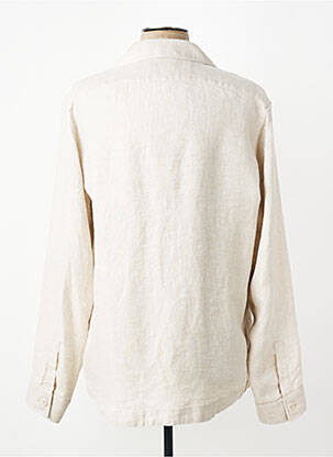 Veste casual fermeture boutonnée sur le devant beige XACUS homme