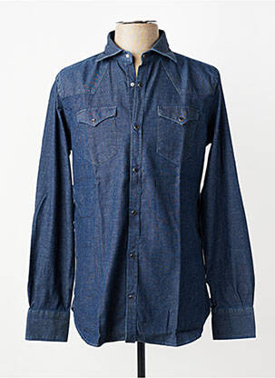 Chemise manches longues coupe cintrée bleu TRAMAROSSA homme