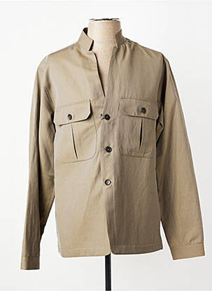 Veste casual fermeture boutonnée sur le devant marron XACUS homme