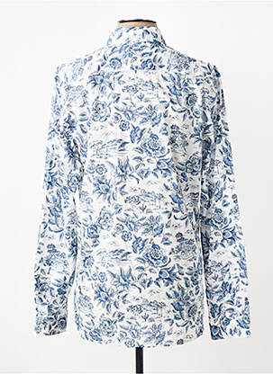 Chemise manches longues imprimé fleurs bleu XACUS homme