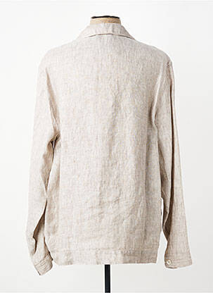Chemise manches longues coupe droite marron XACUS homme