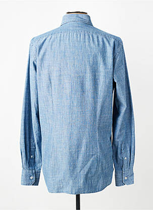 Chemise manches longues coupe cintrée bleu XACUS homme
